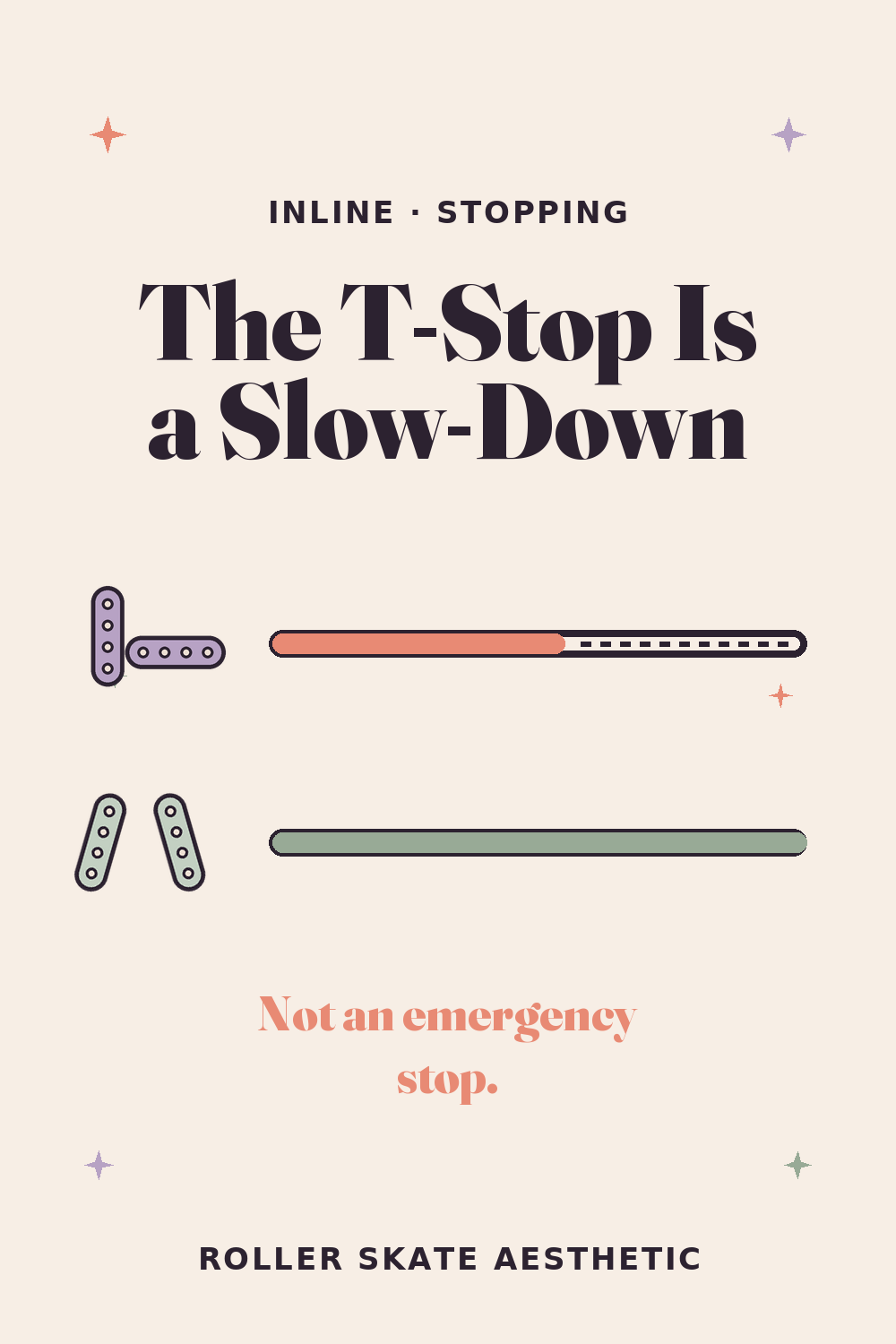 The T-Stop Is a Slow-Down, Not an Emergency Stop