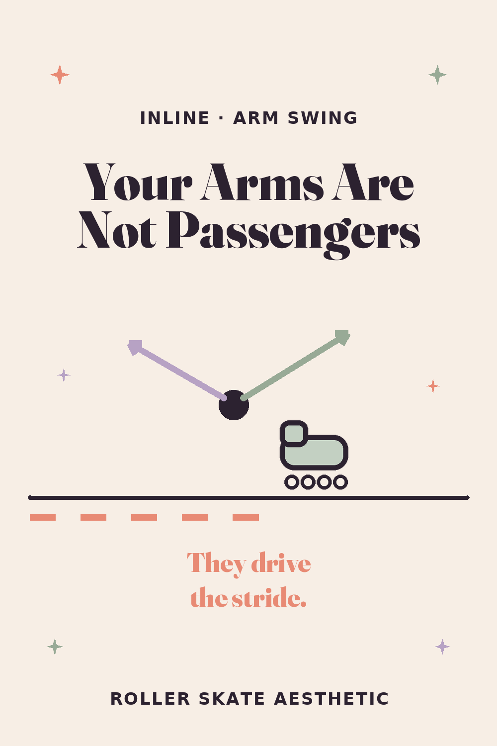 Your Arms Are Not Passengers: They Drive Your Stride