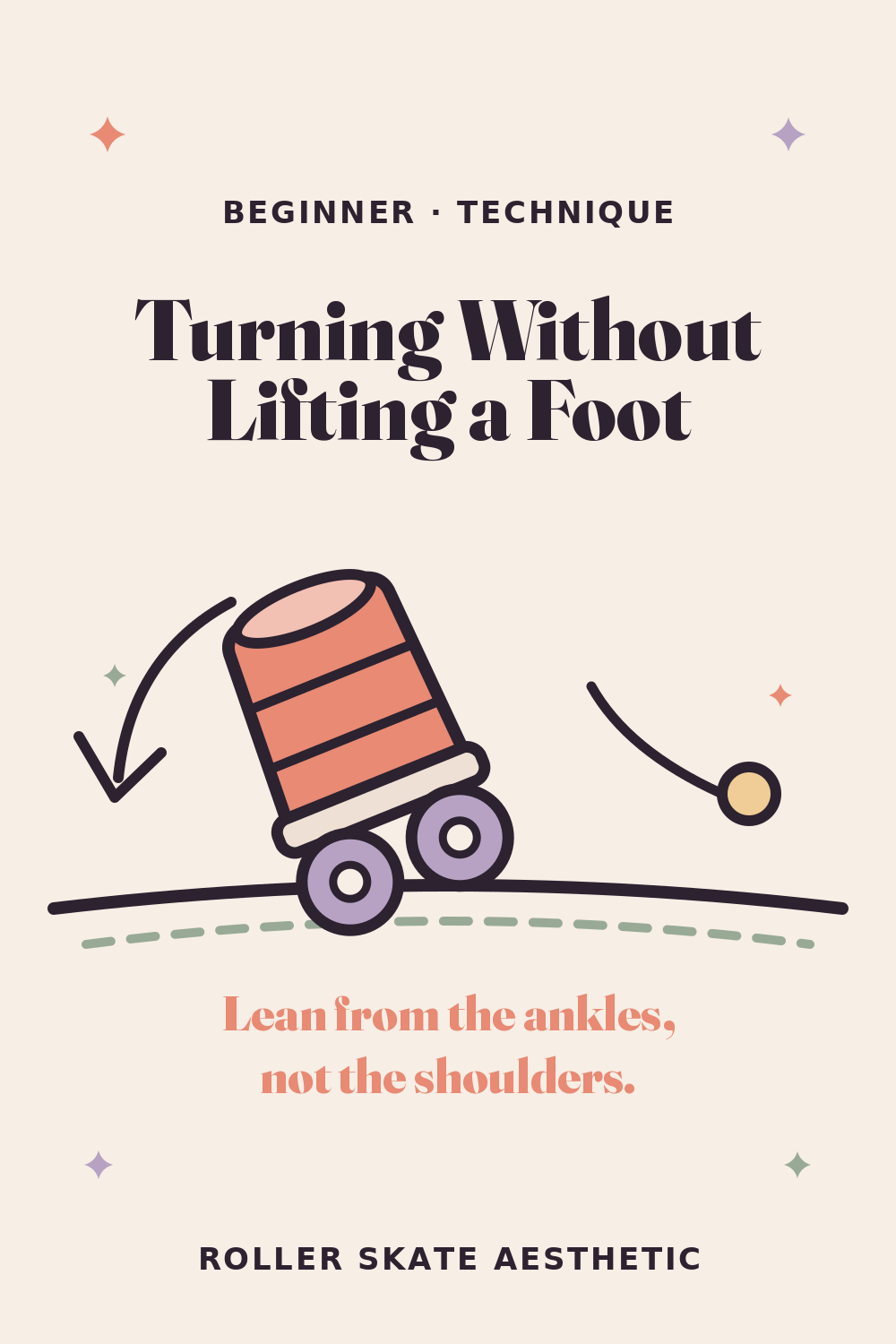 Turning Without Lifting a Foot